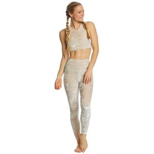Beyond Yoga Crushed Velvet High Waist 7/8 Yoga Leggings